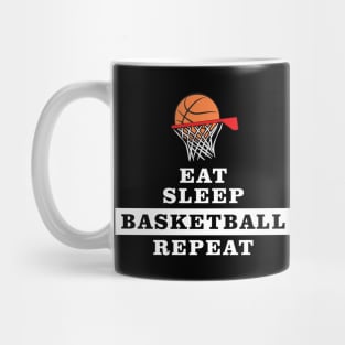 Eat, Sleep, Basketball, Repeat Mug